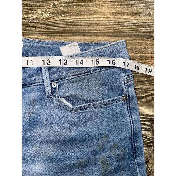 PAIGE Genevieve Modern High Rise Flare Transcend Vintage Stretch Jeans. Defect.N - Picture 5 of 10